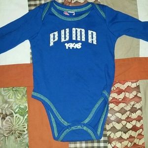 Boys Puma onsie.